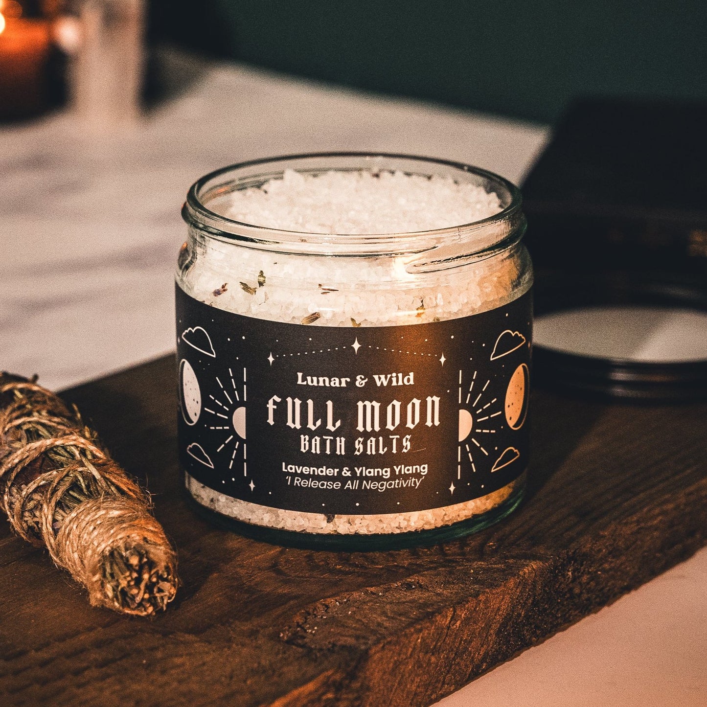 Full Moon Bath Salts - Lavender & Ylang Ylang - DISCONTINUED