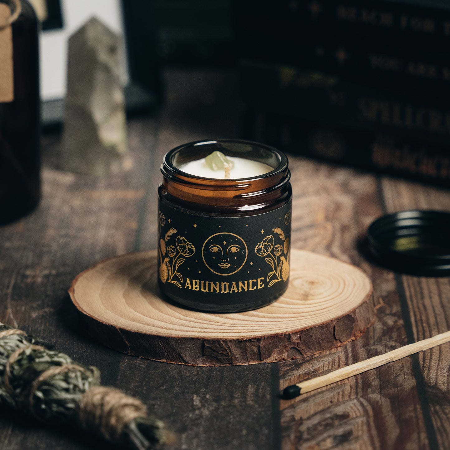 Abundance Affirmation Ritual Candle