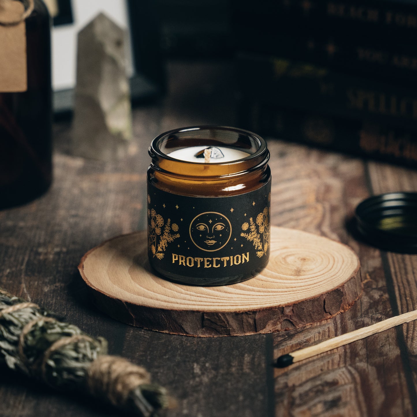 Protection Affirmation Ritual Candle