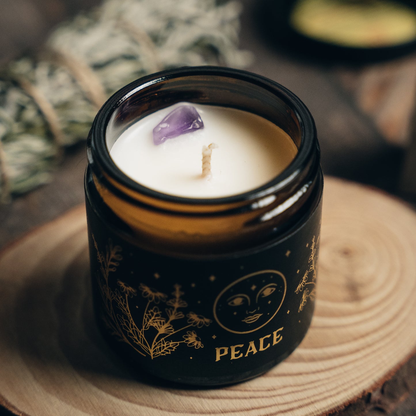 Peace Mini Affirmation Ritual Candle