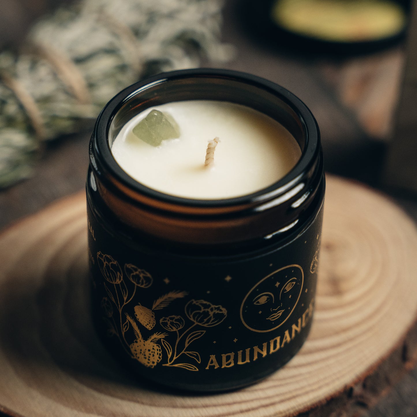 Abundance Affirmation Ritual Candle