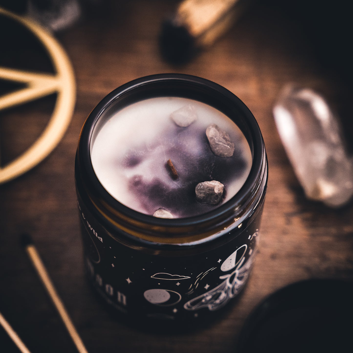 New Moon Magick Ritual Candle