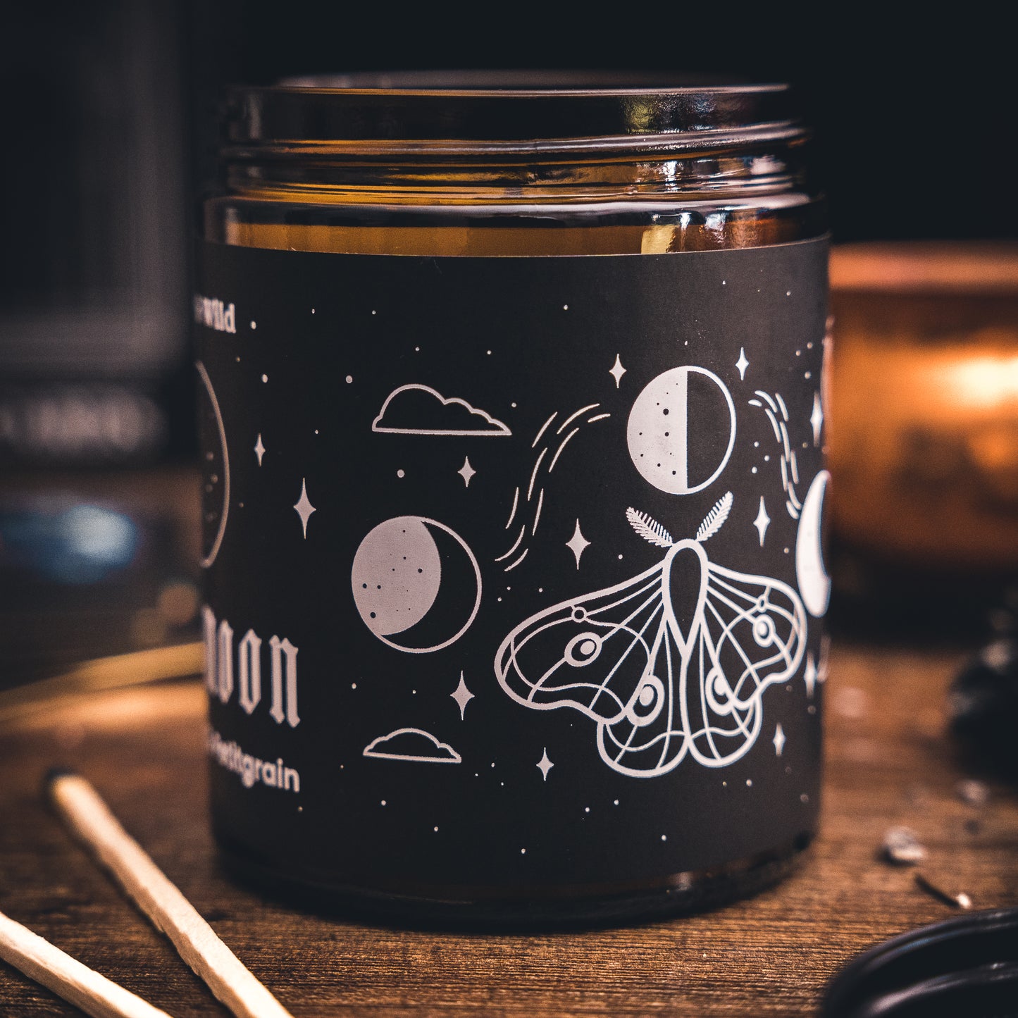 New Moon Magick Ritual Candle