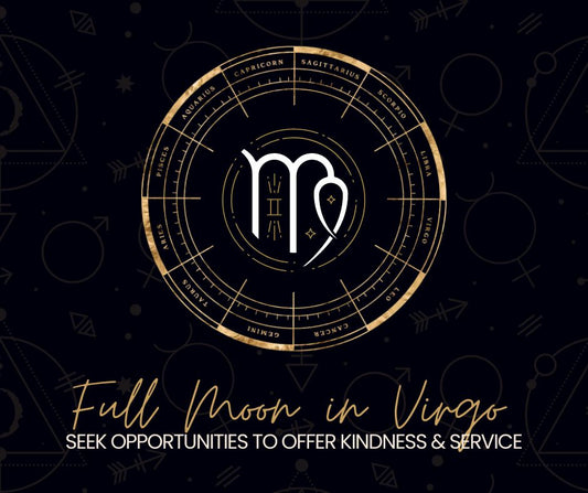Full Moon in Virgo Circle