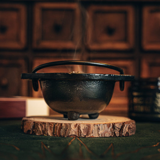 Cast Iron Mini Cauldron Burning Pot