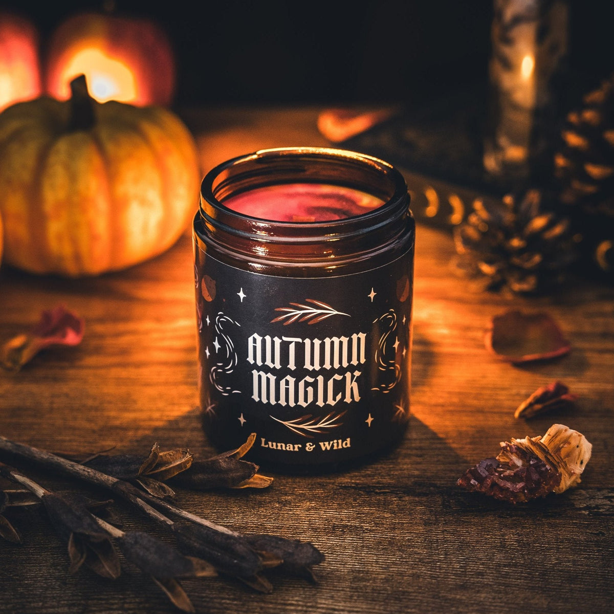 Autumn Magick Candle - Sweet Orange, Cinnamon & Clove