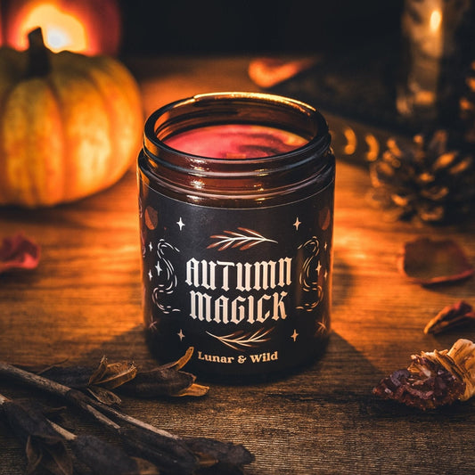 Autumn Magick Candle - Sweet Orange, Cinnamon & Clove