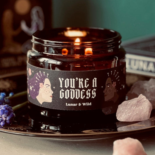 You're A Goddess Candle - Rose & Pink Pepper
