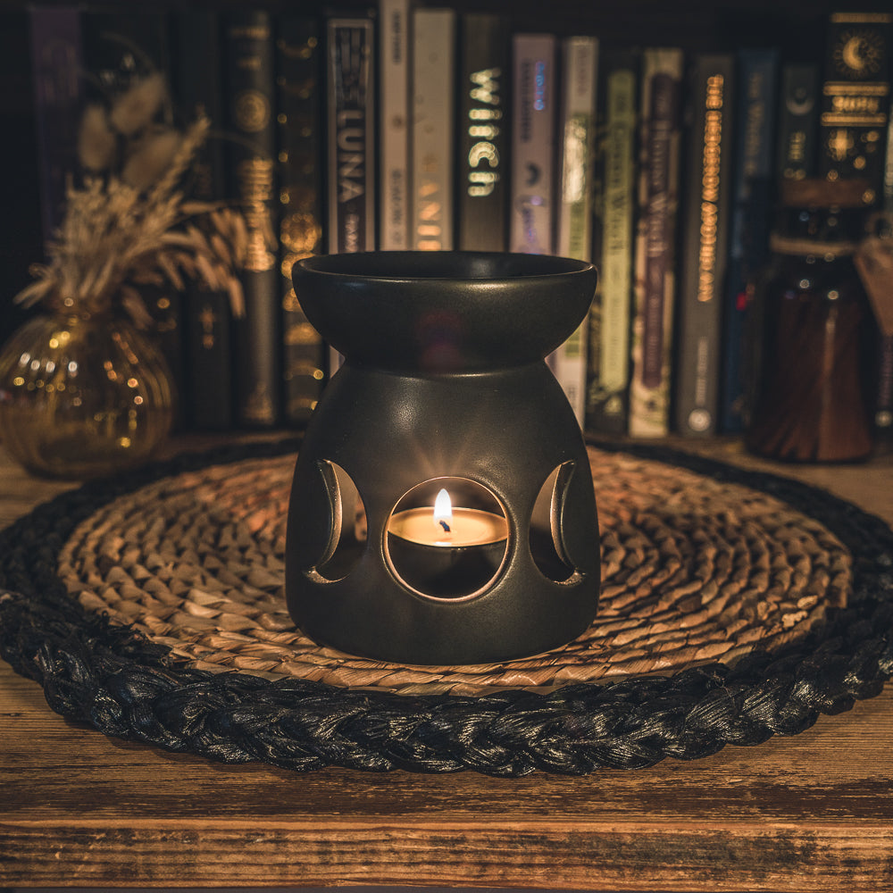 Triple Moon Goddess Burner